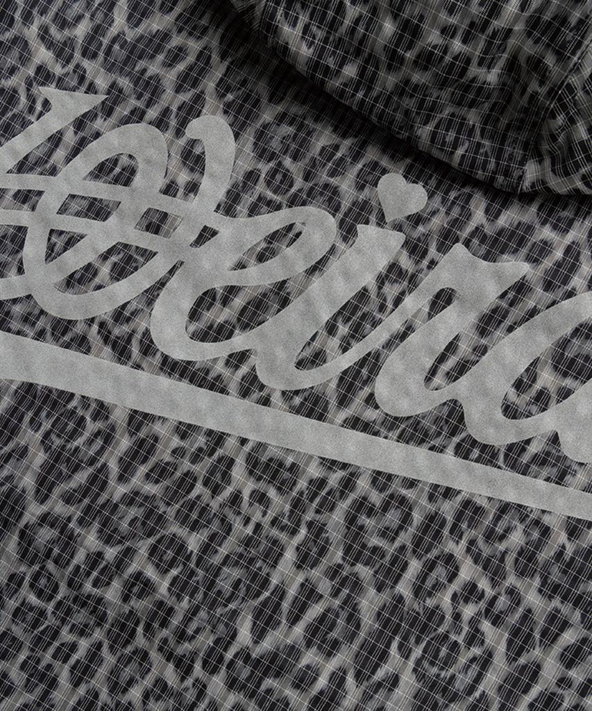 WEIRDWORLD Reflective Leopard Anorak Grey