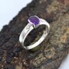 Iolite Gemstone Ring 925 Sterling Silver Ювелирные изделия ручной работы для рождественского подарка Заявление Кольцо