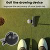 Golf Ball Line Drawing Tool Clip Triple Line Drawing Stencil Ball Liner Marker Template Portable