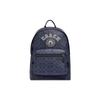 Рюкзак на молнии West 32 Classic с принтом монограммы Мужской рюкзак Джинсово-синий Меловой-белый CB909-QBOIZ