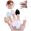 Мини-кушон Mini Finger Puff Foundation Small Air Cushion Powder Sponge Face 5 шт 10, 5 шт, 5 шт Зеленый