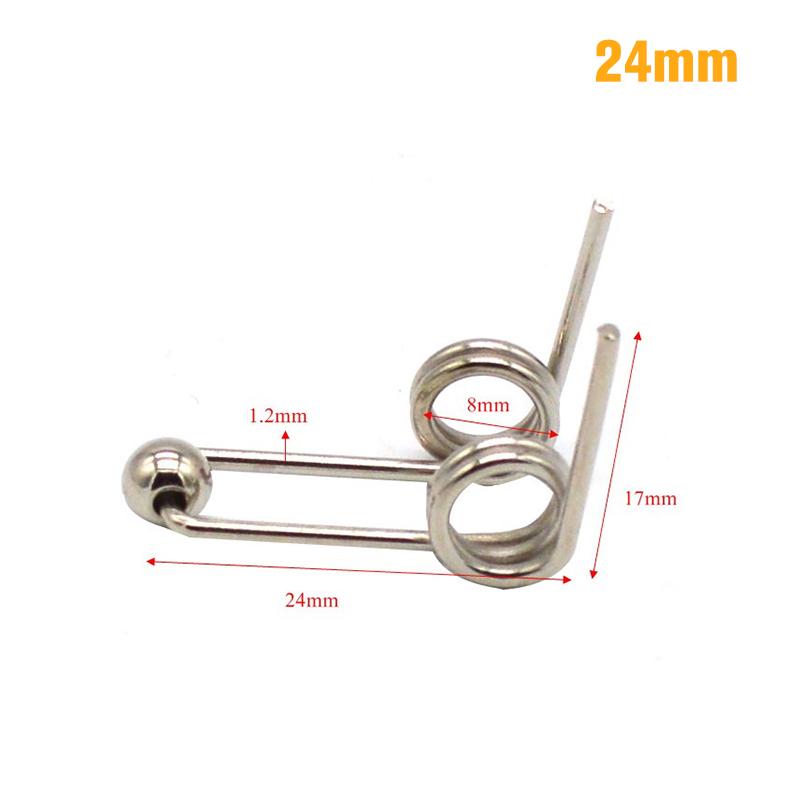 2 шт., диаметр проволоки 1,2 мм, сменные щипцы для завивки, двойная возвратная торсионная пружина