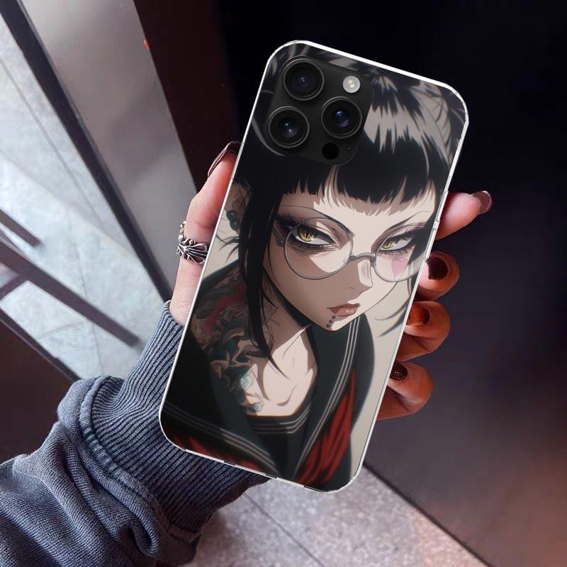 Himiko Toga My Hero Phone Case For iPhone 17 Air 11 13 Mini 14 15 Plus 16 12 Pro Max 16E SE 7 8 Pattern Soft TPU Back Cover 17