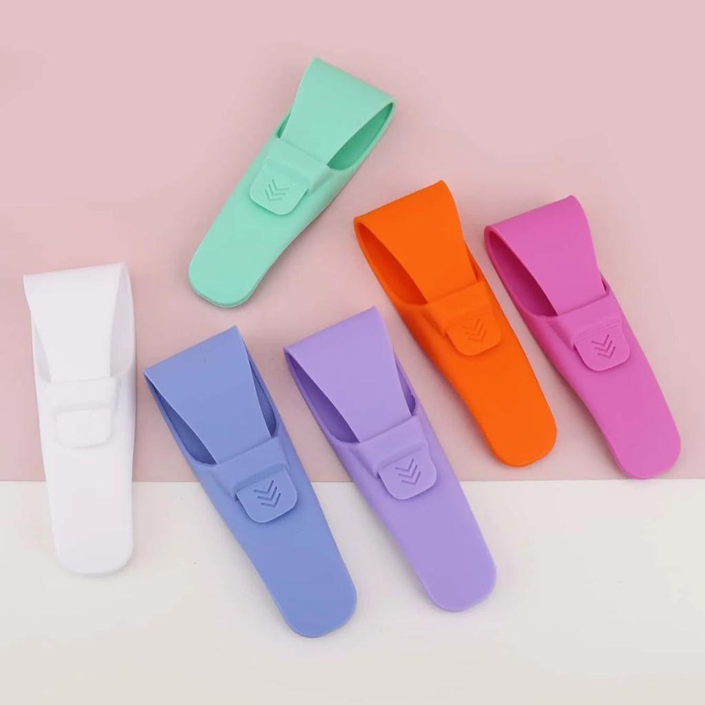 1PC-Silicone Razor Portable Holder Box Manual Shaver Protector Cover Portable Waterproof Shaving Accessories Razor Storage Box