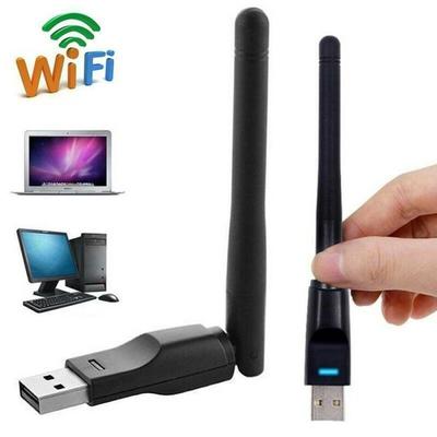Беспроводной USB-приемник Wi-Fi ПК-адаптер LAN MT7601 150 Мбит/с 802.11n/g/b Антенны
