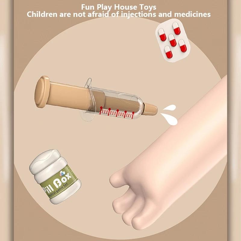 115 СМ Игровой набор доктора для детей Медицинский набор для малышей Детей дошкольного возраста Набор для ролевых игр (врач)