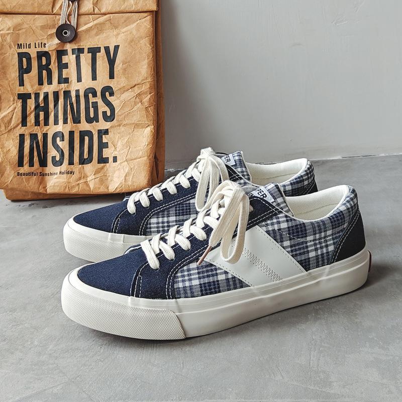 Осень новые дышащие парусиновые туфли мужские универсальные спортивные обувь для скейтборда мужской тренд обувь для пар