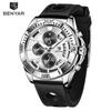 BENYAR Watches Mens Top Brand Luxury Clock Casual Phase Men Watch Sport Waterproof Quartz Chronograph