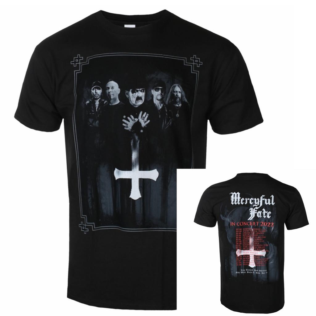 Mercyful Fate Bishop Rock Music Art Style Summer Casual TShirt Unisexs and Womens Luxury Brand Top New