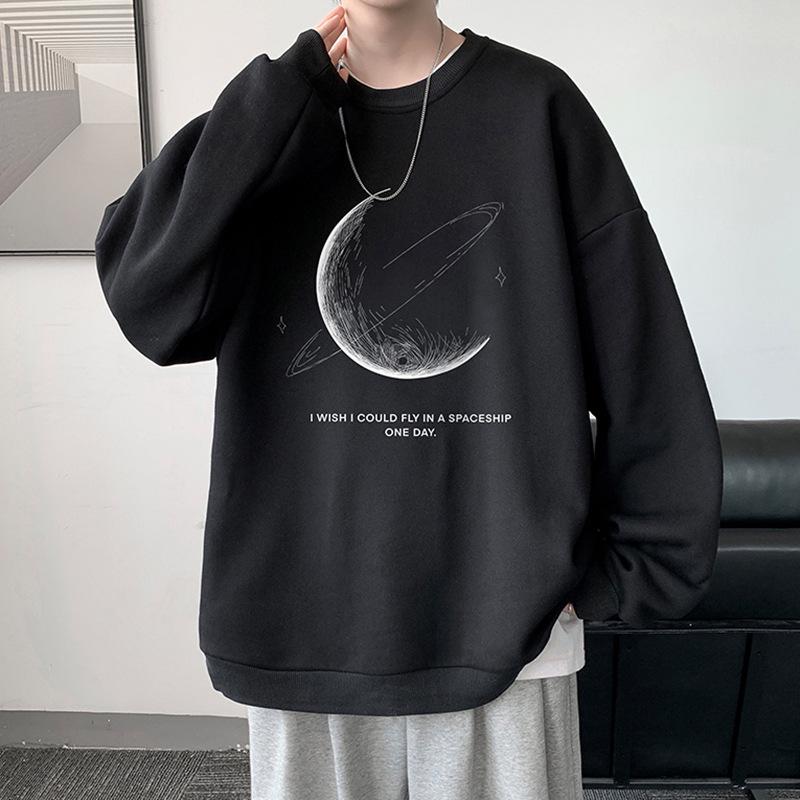 Men's 2023 Trendy Long-Sleeve Thin Sweatshirt: Spring & Autumn Inner Wear