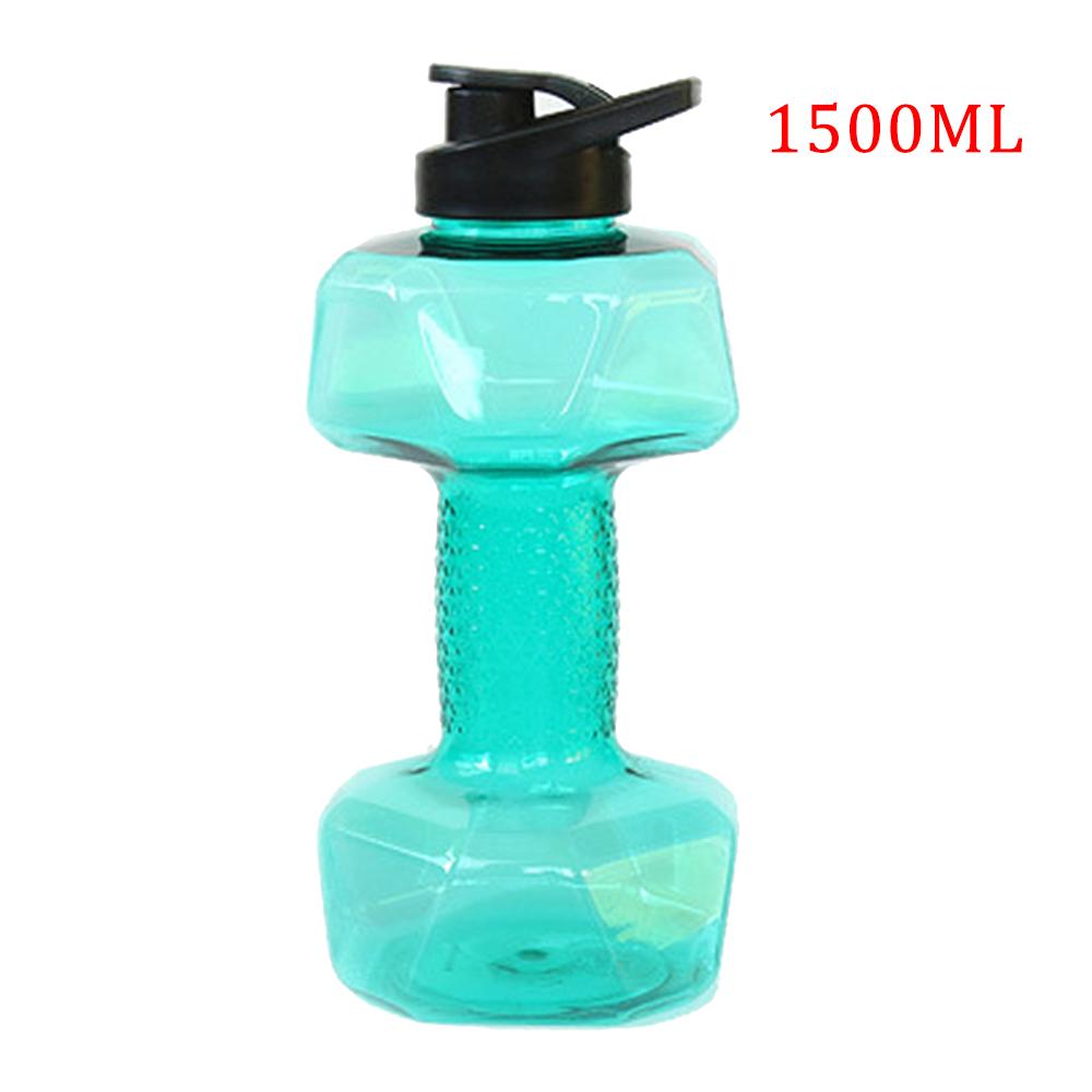 Water Dumbbell Sport Bottle Large Capacity Gym Running Fitness Bodybuilding Exercise Outdoor Bicycle Camping Cycling Bottle