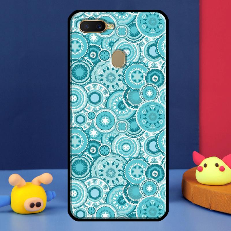 Марокканский чехол-плитка для Oppo A96 A76 A16 A74 A94 A54 S A57 A77 A58 A78 A98 A5 A9 A91 A15 A17 A52 A72
