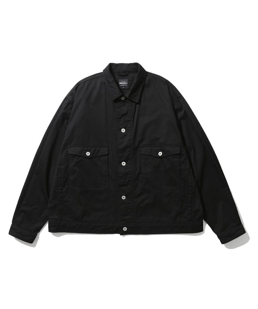 HAVEOFFDUTY Bio-Washed Blouson Jacket (Black)