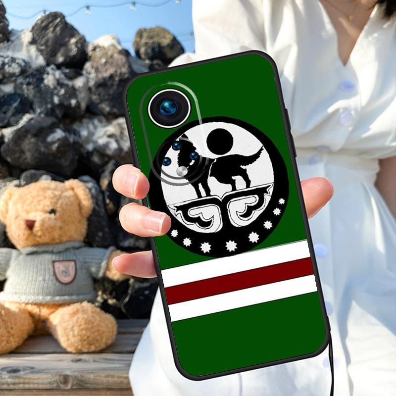 Chechnya Flag Chechen Wolf Case For Honor Magic 6 Pro 90 70 50 Magic 5 Lite X6 X7 X8 X9 X6a X7a X8a X9a X8b X9b Cover