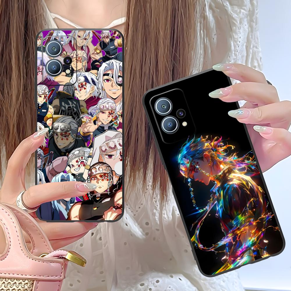 Чехол для телефона Demon Slayer Тэнген Узуй для Huawei P60 P50 P40 P30 P20 P10 P9 P8 Pro Lite Plus Черный Чехол для Смартфона Роскошный