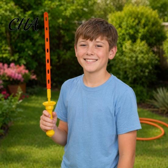 Giant Bubble Wand Wand, Foam Maker for Kids, Transformable Triangle with Button Toy Beach Backyard Party, Outdoor Summer Game Gift Picnic