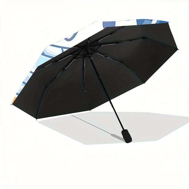 1pc Astronaut Cinnamoroll Ideas Automatic Folding Umbrella - 3 Folding Design, Vivid Cartoon Pattern, Suitable for Outdoor Activities, A Gift for Fans