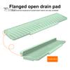 Faucet Sink Splash Guard Silicone Drain Mat for Kitchen Sink Anti-Slip Water Catcher Pad with Striped Grooves