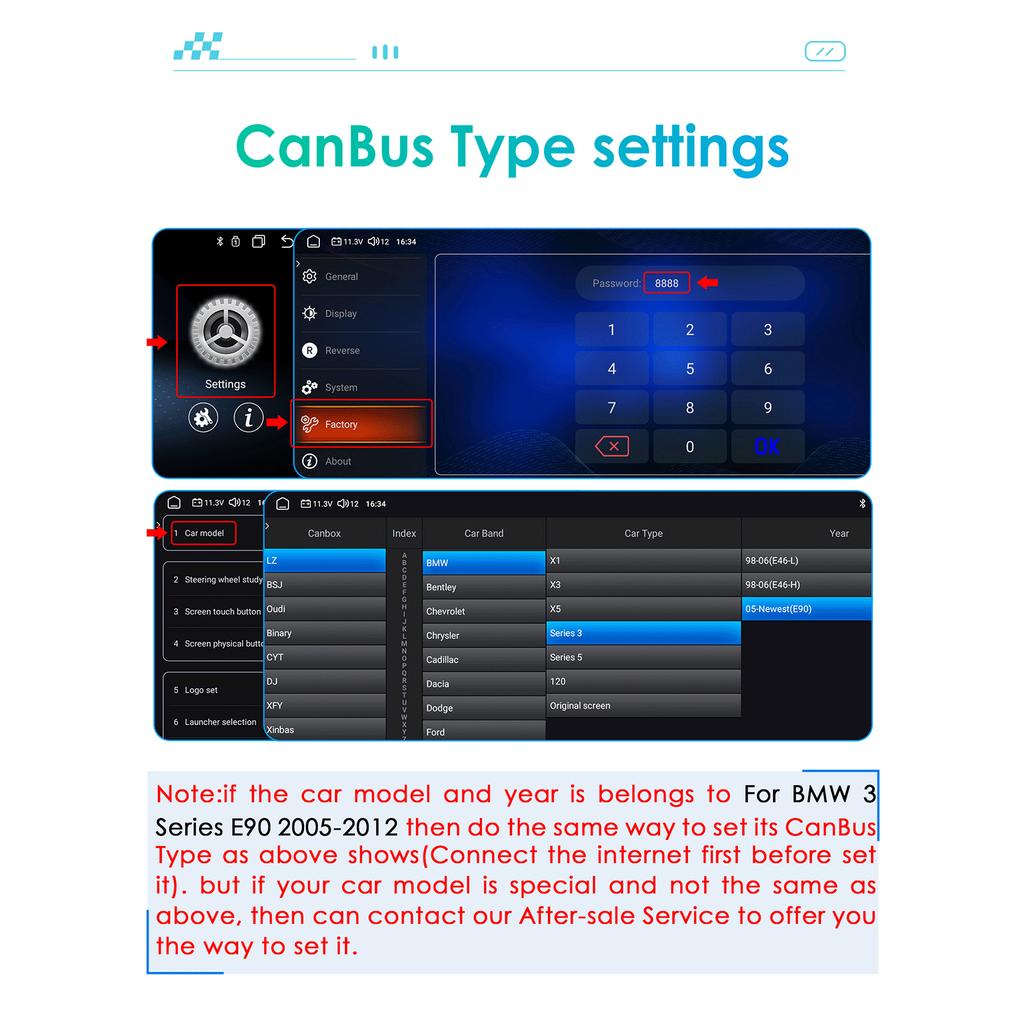 Hizpo 10,25-дюймовый автомобильный радиоприемник с беспроводной связью Carplay Android Auto для BMW 3 серии E90(2005-2012)Без оригинального экрана (Только левостороннее вождение) Интеллектуальный RDS