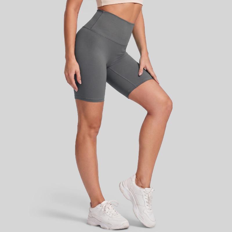 Women S High Waist Yoga Shorts Tummy Control Workout Short Pants