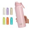 Vacuum Insulated Sports Bottle Thermal Insulation Water Bottle Direct Drinking Wide Mouth with Handle Adults Children 8 Colors Available