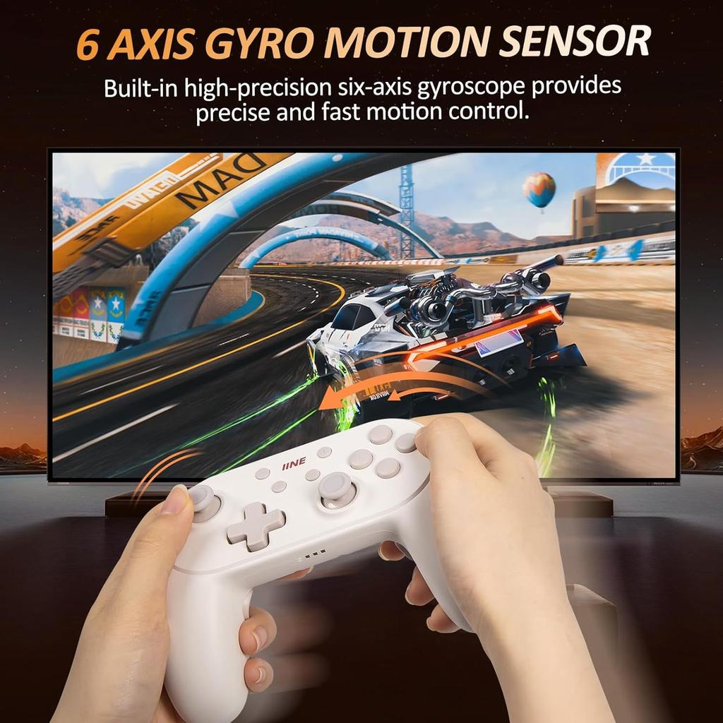 Switch Wireless Pro Controller для Switch Lite/OLED/ПК, удаленный геймпад с линейными триггерами Холла/пробуждением/макро/турбо/вибрацией/управлением движением