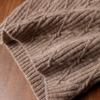 100% Wool Knitted Turtleneck Scarf Winter Autumn Warm Soft Ring Scarves Pattern Neck Warmer Fashion Snood Headband Female Fake