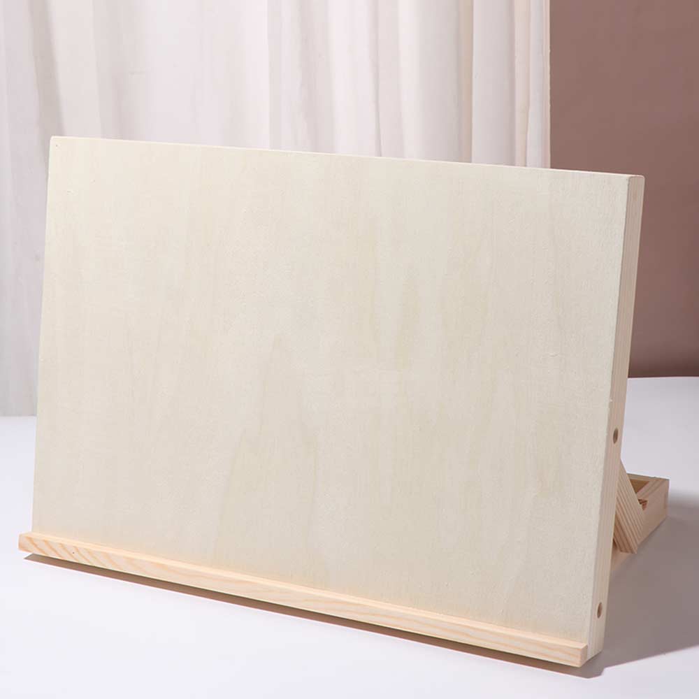 Adjustable Angle Wooden Table Easel Portable Painting Holder Tilted Drawing Board  Outdoor Painting