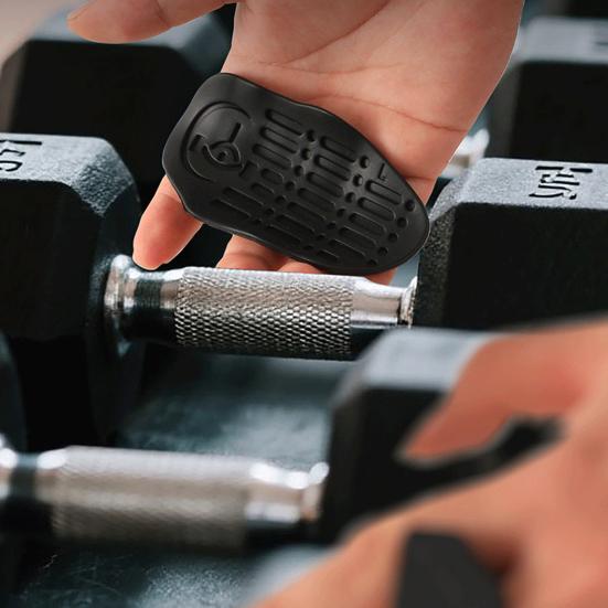 1 пара противоскользящих силиконовых накладок для тренировок для мужчин и женщин, защита ладоней рук, для тяжелой атлетики, гантелей, становой тяги, подтягиваний, захваты, перчатки для тренировок в зале