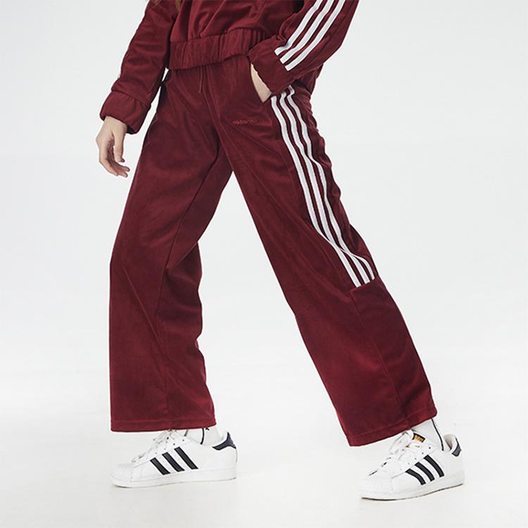 adidas Тканые джоггеры Neo с 3 полосками, женские брюки, красные GK8761