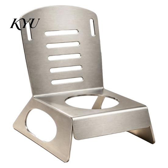 Barbecue Chicken Support Vertical Roaster Stand, 304 Stainless Steel BBQ Can Holder Outdoor Cooking Tool for Grill, Camping Rotisserie Rack,