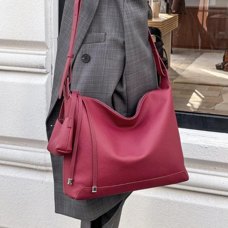 Сумка-тоут из натуральной кожи с верхним слоем, большая вместимость, модная сумка через плечо для женщин
