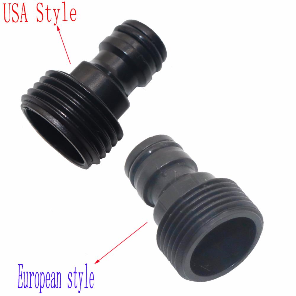 5 Pcs 3/4" Male Connection Quick Connectors Tap Nipple Joint Swivel Joint Water Pipe Connector Micro Irrigation Systems