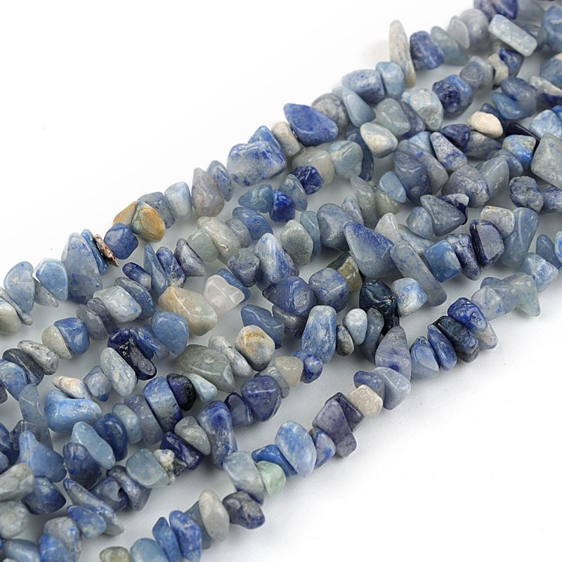 Natural Stone Beads Irregular Crystal Aquamarines Amethysts Gravel Chips Beads For Jewelry Making DIY Bracelet Necklace Accessor