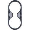 Console Water Cup Holder Trim Cover Carbon Fiber Style Decor Replacement for Mazda CX3 CX3