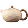 Керамический чайник Ру-ware Xishi в стиле чернильной живописи, бежевый - Маленький заварочный чайник в стиле Кунг-фу для чая