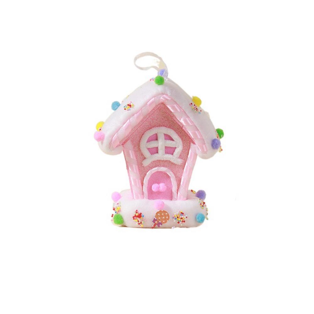 Cartoon Candy House Christmas Decorations Multicolor Hanging Pendants Cristmas