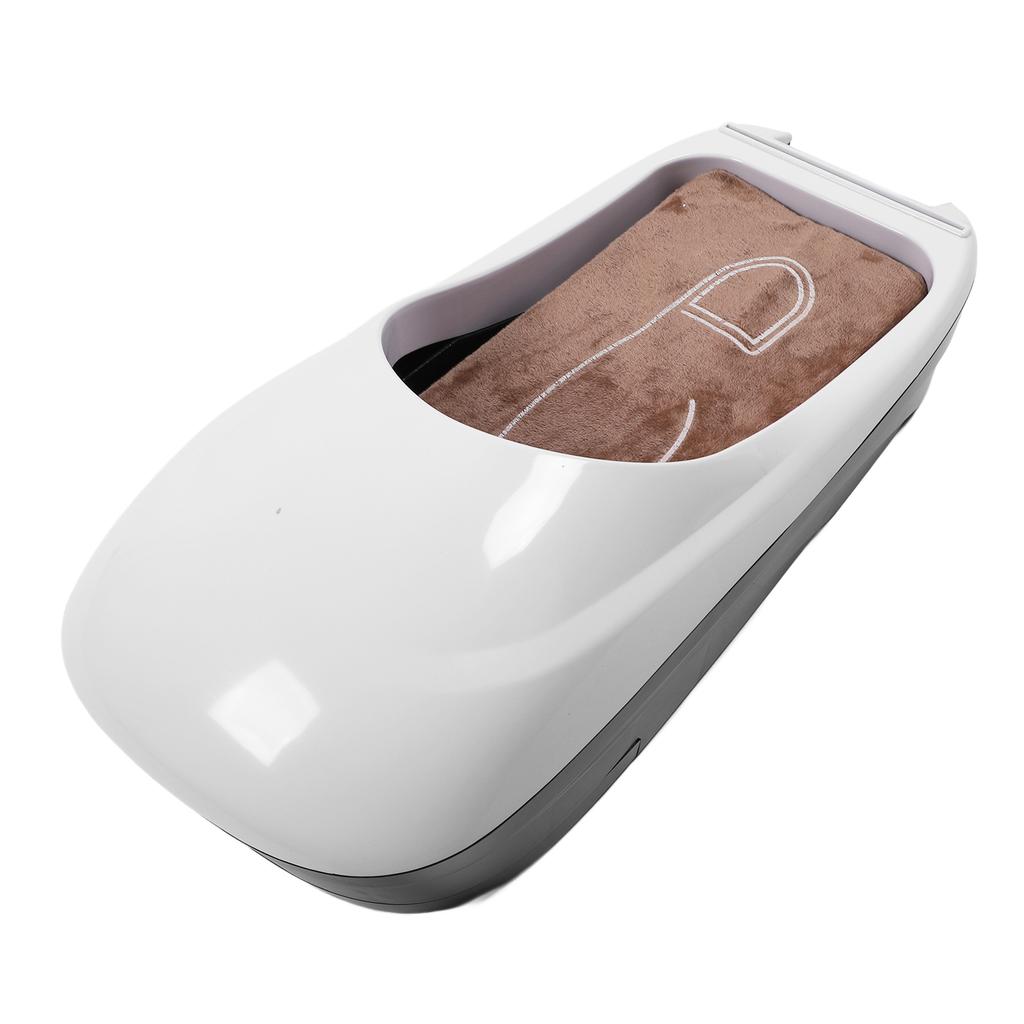 Автоматическая машина для надевания бахил, одноразовый гостевой диспенсер для пленки для обуви для дома, офиса компании, белый