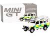 TrueScale Miniatures MINI GT Масштаб Land Rover Defender 110 Британское Красное Крест Поиск и Спасение Эксклюзив для Северной Америки Готовая Модель 1/64 (Правая рука