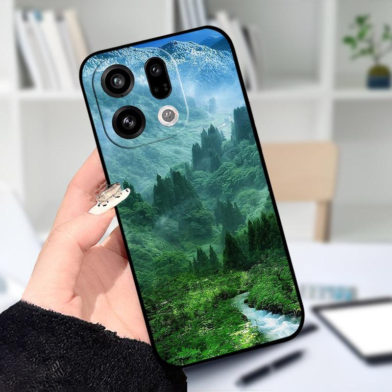 Чехол для OPPO Find X9 X9Pro, мягкий силикон, черный ТПУ, защитная задняя крышка для телефона OPPO FindX9 X 9Pro, ударопрочный бампер