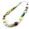 [E0640] - Green 'Douchka' Designer Necklace