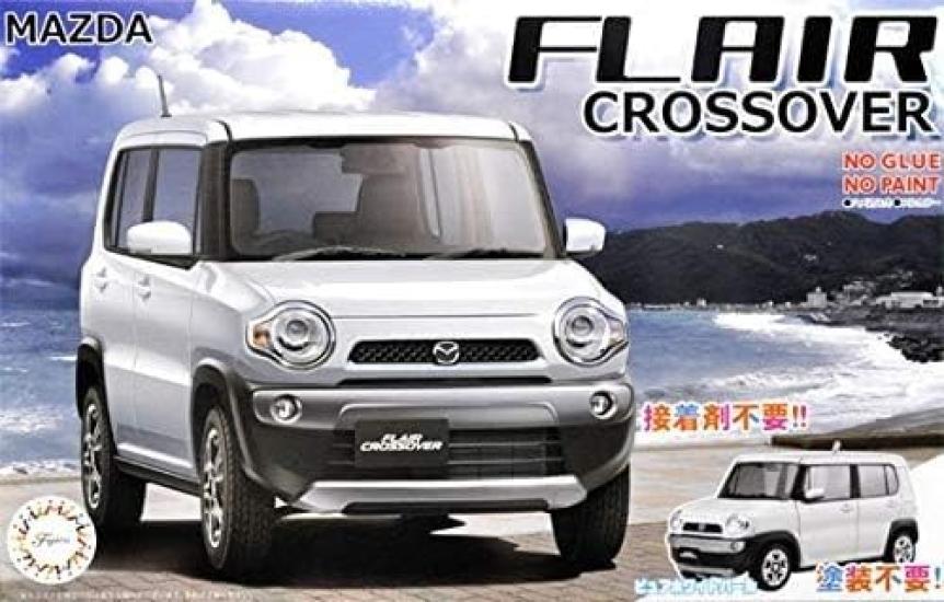 Модель автомобиля Fujimi NEXT Series Mazda Flare Crossover белого цвета с пластиковой кодировкой 1/24 № 4 (Чистый жемчуг) НХ-4