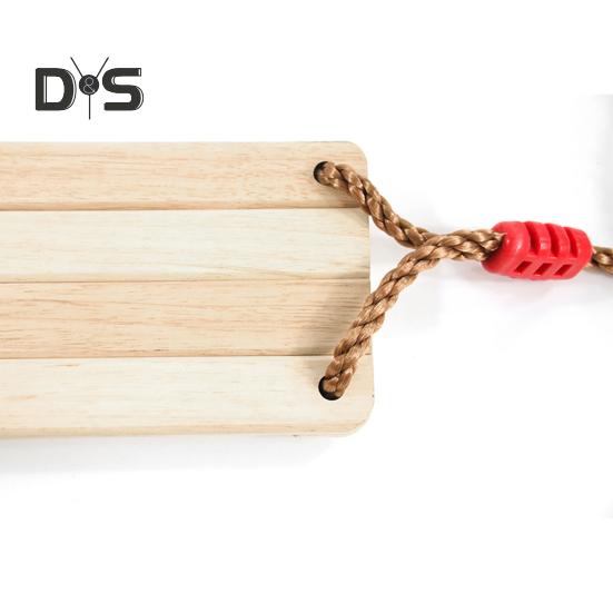 Деревянные качели для взрослых и детей, уличные пасторальные качели с регулируемым тросом, максимальная нагрузка 100 кг, качели для сада и двора