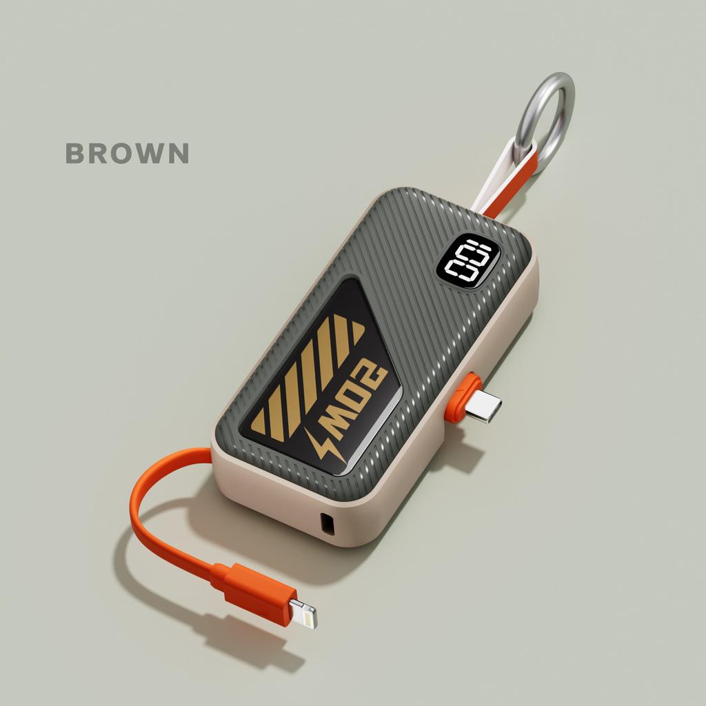 Портативный внешний аккумулятор 5000 мАч, капсульный внешний аккумулятор, быстрая зарядка, большая емкость, компактное и портативное зарядное устройство