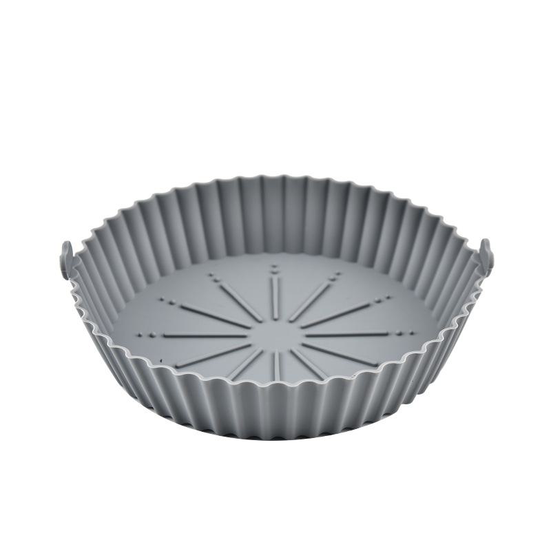 Силиконовый противень для выпечки фритюрницы - круглый, легко моется, подходит для домашнего использования