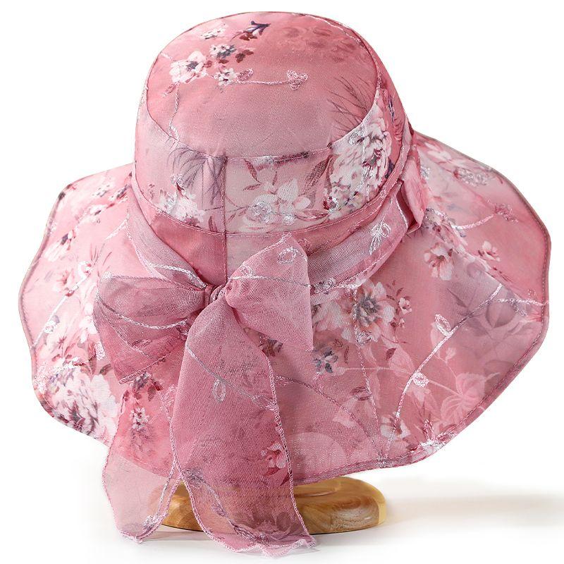 Женщины среднего и пожилого возраста;Шляпы весной и летом, мама;s Солнцезащитный козырек, тонкая дышащая шляпа для бассейна и летняя шляпа от солнца.