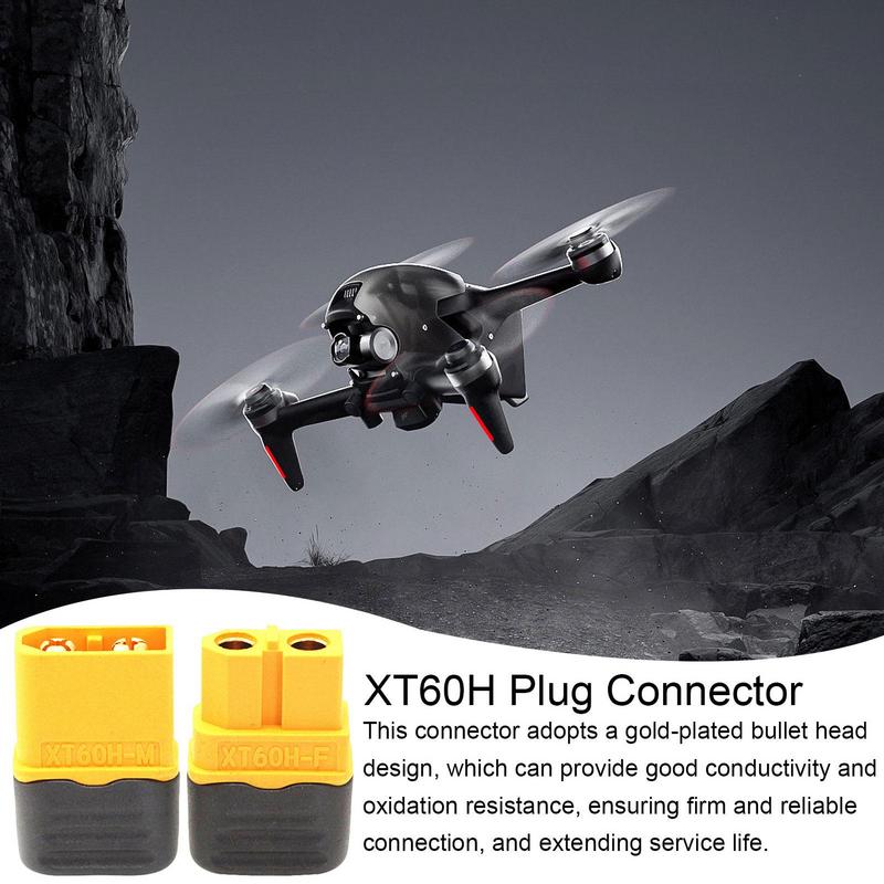 XT-60H Пулевой разъем-адаптер с корпусом из оболочки XT-60H Пулевые разъемы типа «мама-папа» для RC Lipo-батареи самолета