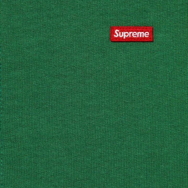 Supreme Small Box Zip Up Hooded Sweatshirt Pine