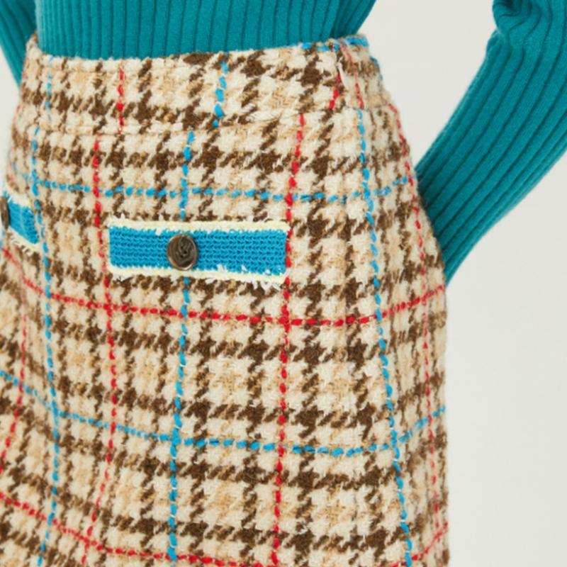 Юбка Benetton Benetton Sylvie из твида Bask50261 Bg