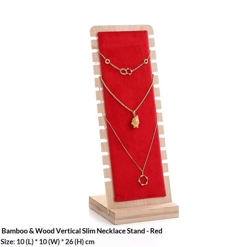 Simple Necklace Display Stand Jewelry Props Necklace Hanger Pendant Jewelry Display Stand Solid Wood Jewelry Stand